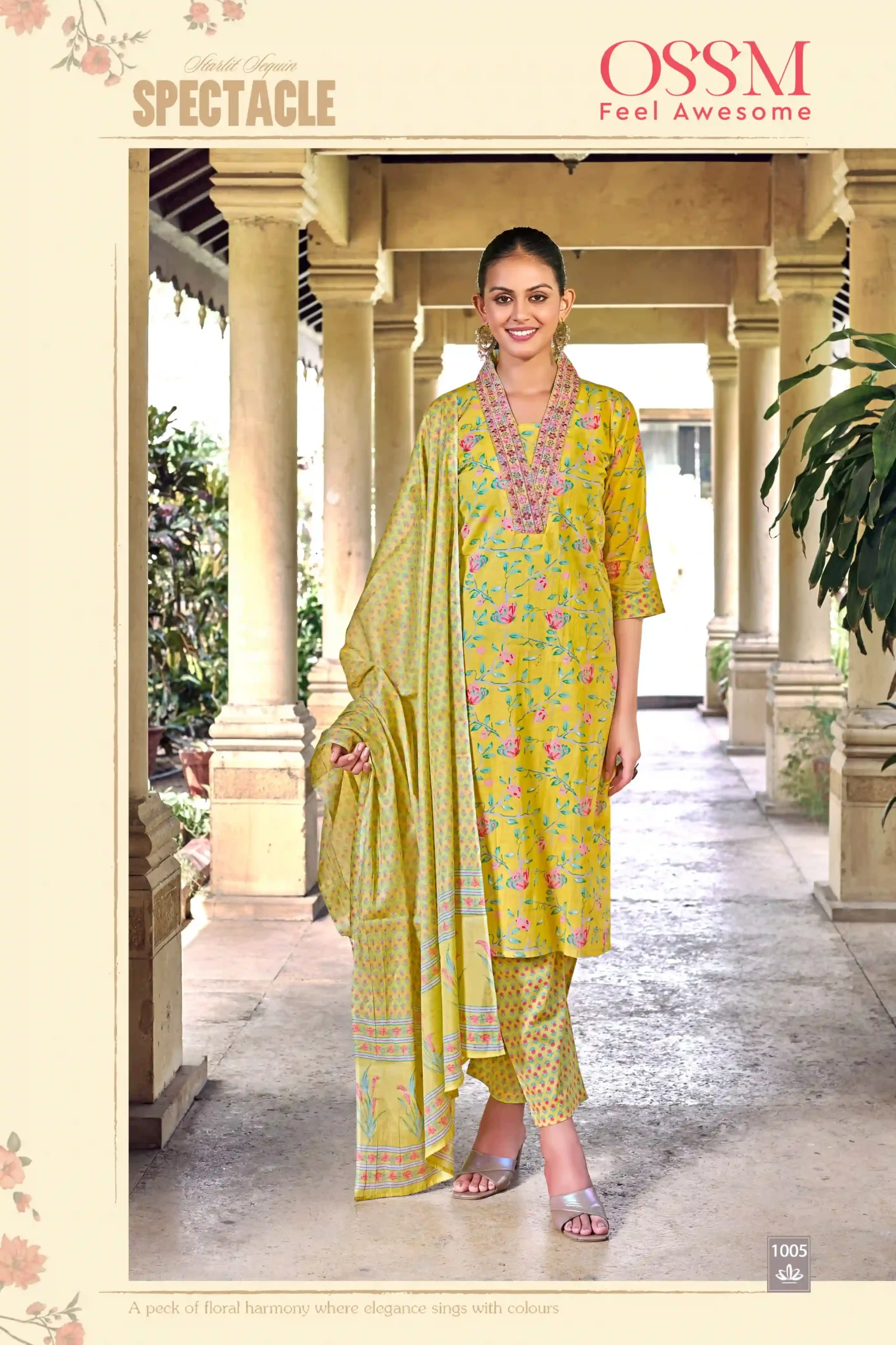 Ossm Malhar Vol 03 Cotton Prin Wholesale Readymade Salwar Suit Catalog — Wholesale Salwar Suits, MPA wholesale from Surat - Gallery Image 3